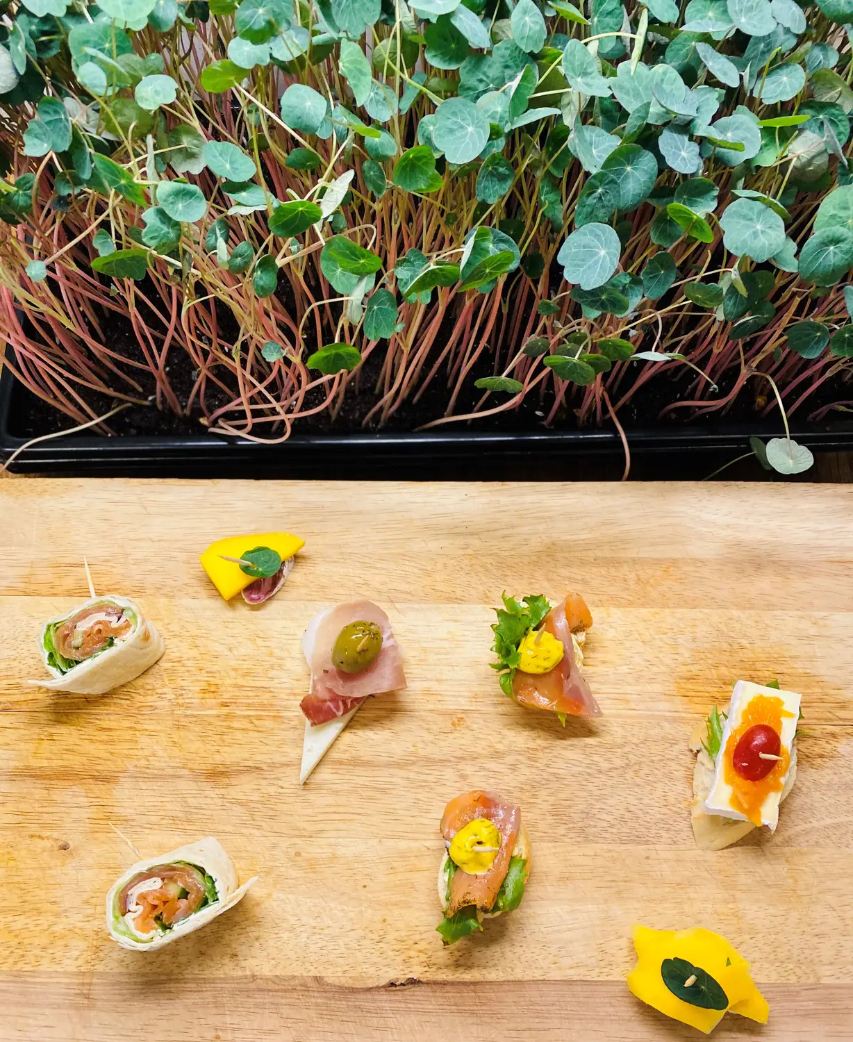 Elegante canapéer til konfirmasjon